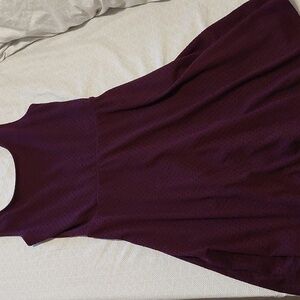 Mossimo Burgundy Skater Dress